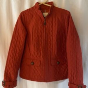 Merona Women's Quilted Utility Jacket - Rust Orange